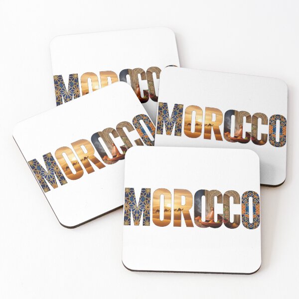 Item preview, Morocco Typography With Cultural Symbols designed and sold by MIArt Studio.