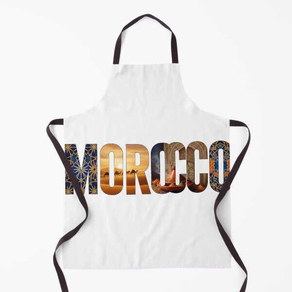 Item preview, Morocco Typography With Cultural Symbols designed and sold by MIArt Studio.