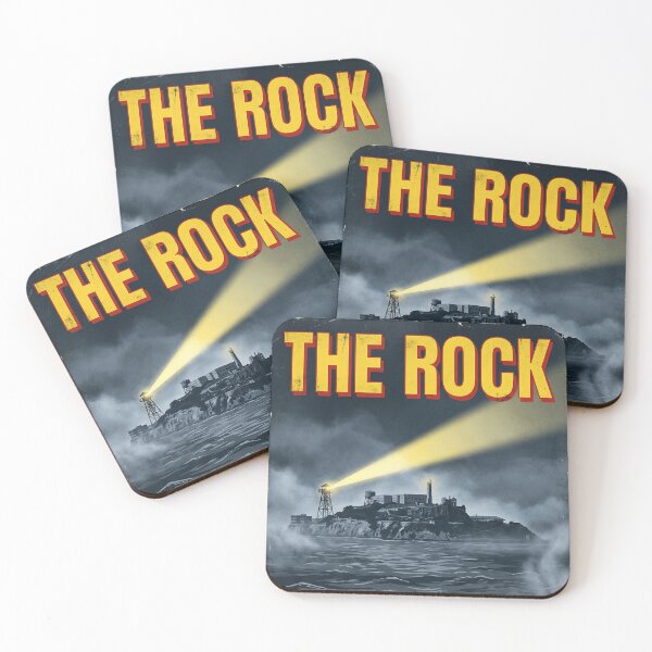 Item preview, The Rock: Vintage 1950s Alcatraz Pulp Novel Art designed and sold by Cozy-Old-Pub.