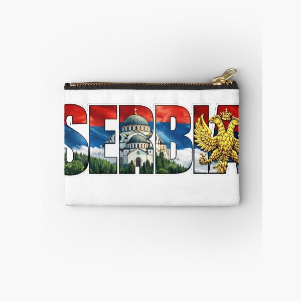 Item preview, Serbia Typography With Cultural Symbols designed and sold by MIArt Studio.