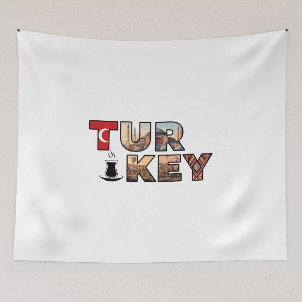 Item preview, Turkey Typography With Cultural Symbols designed and sold by MIArt Studio.