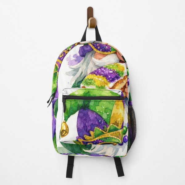 Item preview, Mardi Gras Gnome With King Cake designed and sold by Maria Dryfhout.