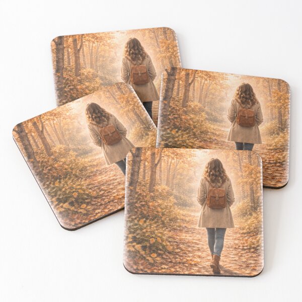 Item preview, A Quiet Autumn Walk designed and sold by MIArt Studio.
