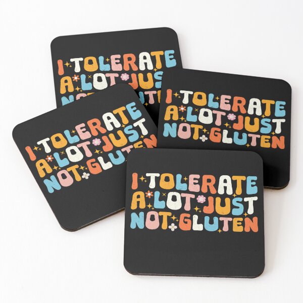 Item preview, Retro I Tolerate A Lot Just Not Gluten Funny Celiac Humor designed and sold by Maniutek.