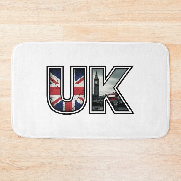 Item preview, United Kingdom Typography With Cultural Symbols designed and sold by MIArt Studio.