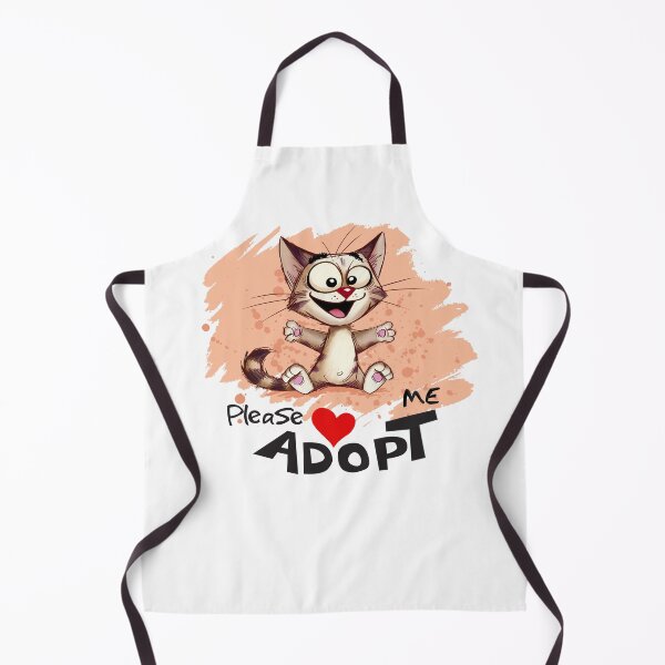 Item preview, Adopt Don’t Shop – Cute Rescue Cat Illustration designed and sold by Green Bird Design.