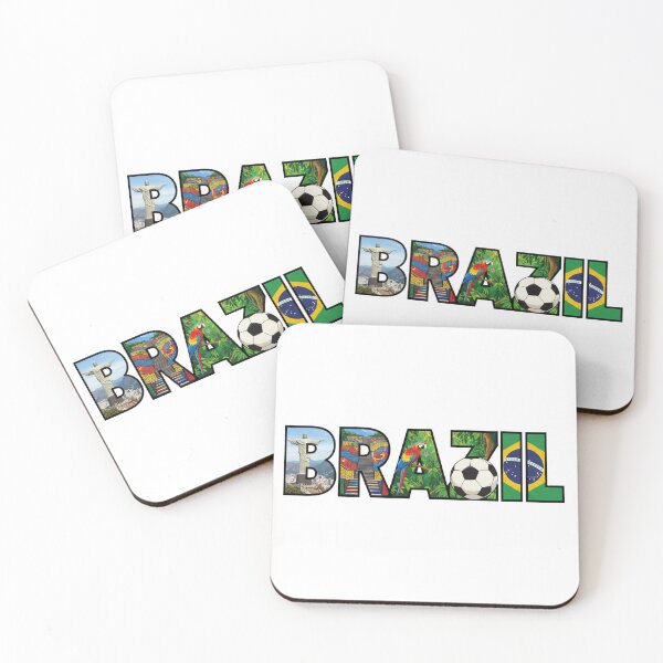 Item preview, Brazil Typography With Cultural Symbols designed and sold by MIArt Studio.