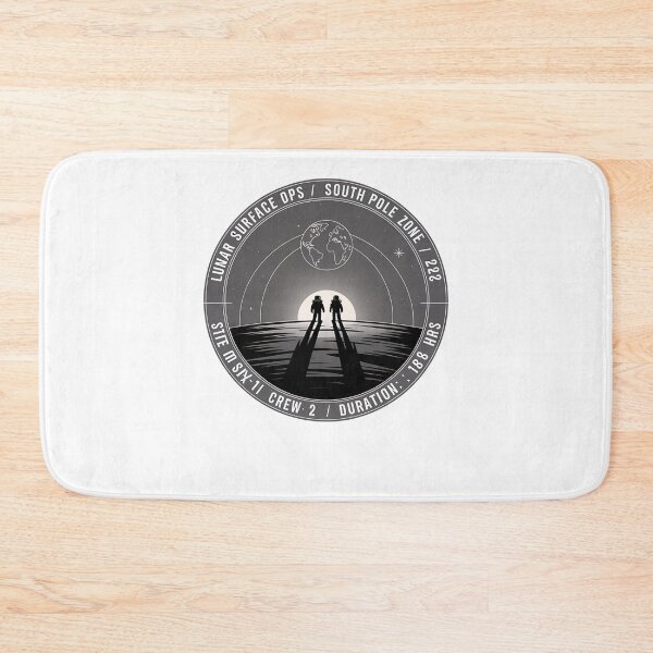 Item preview, 2028 moon landing - Mission data schematic - South Pole descent - 2028 Moon surface operations - Next-gen astronaut - Field science - Lunar researcher – Astrogeology - Science expedition designed and sold by JansenGS.
