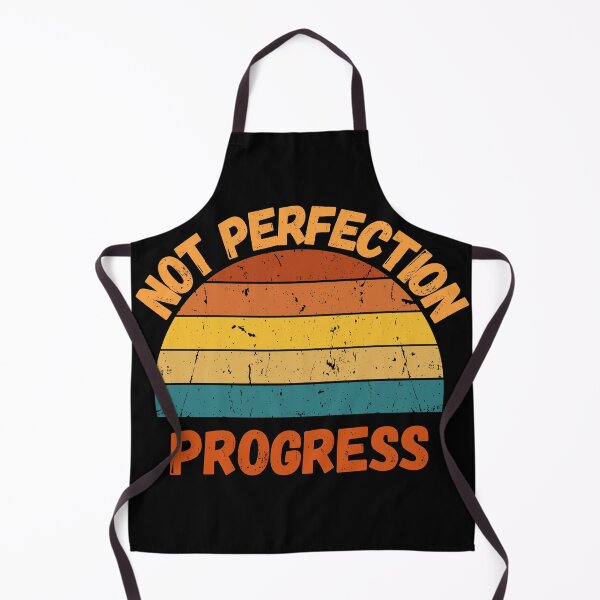 Item preview, Progress Not Perfection Retro Quote designed and sold by VizoArt-Studio.