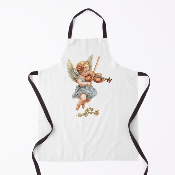 Item preview, Cupid angel playing violin romantic fantasy art designed and sold by olenapetol.
