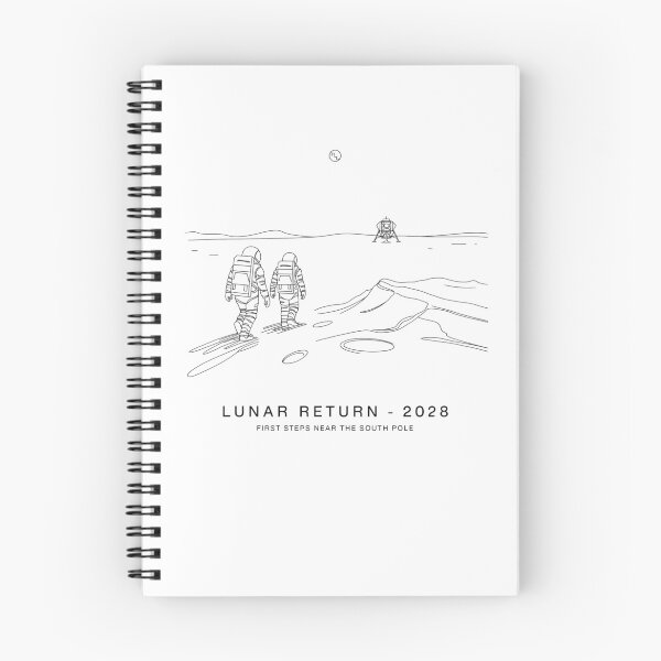 Item preview, 2028 moon landing - Mission data schematic - South Pole descent - 2028 Moon surface operations - Next-gen astronaut - Field science - Lunar researcher – Astrogeology - Science expedition designed and sold by JansenGS.