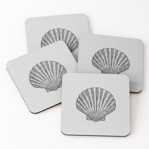 Item preview, SCALLOP Shell Seashell Paint designed and sold by S-M-P-A.