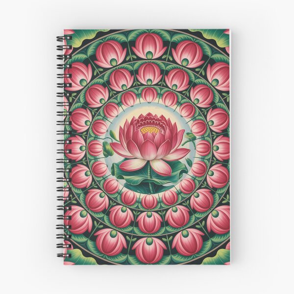 Item preview, Spiritual Mandala of Red Lotuses. designed and sold by Lilashakti ⭐️ ⭐️ ⭐️ ⭐️ ⭐️.
