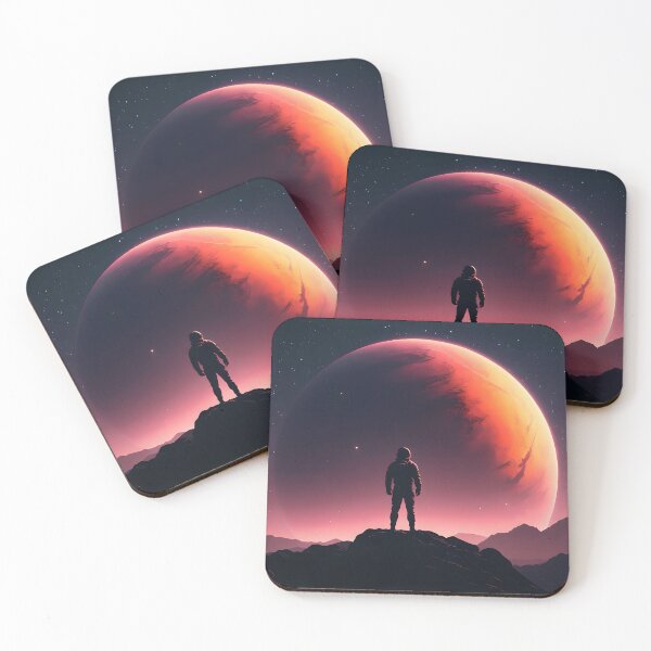 Item preview, Explorer facing a giant planet bis designed and sold by Dav-ttb.