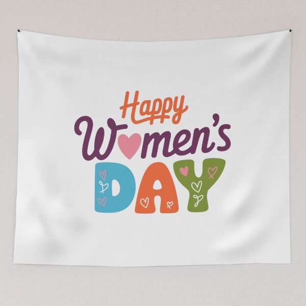 Item preview, Happy Women’s Day Minimal Feminine Art designed and sold by CleanDecor.