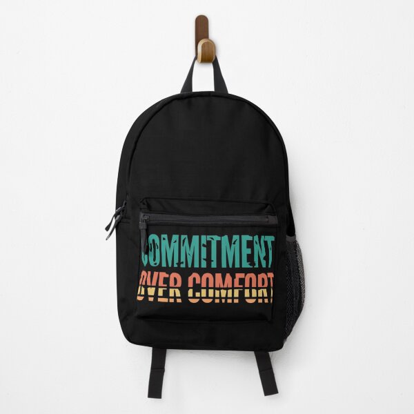 Item preview, Commitment Over Comfort Retro Typography designed and sold by VizoArt-Studio.