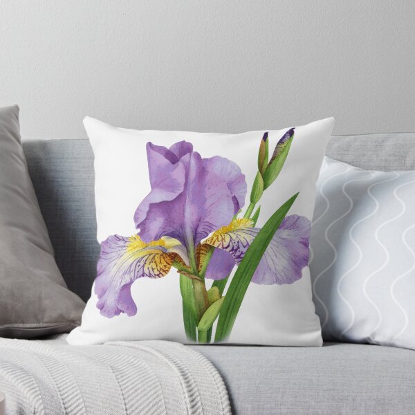 Artikelvorschau, Botanischer Kunstdruck „Lavendel-Iris“ entworfen und verkauft von Rutvain.