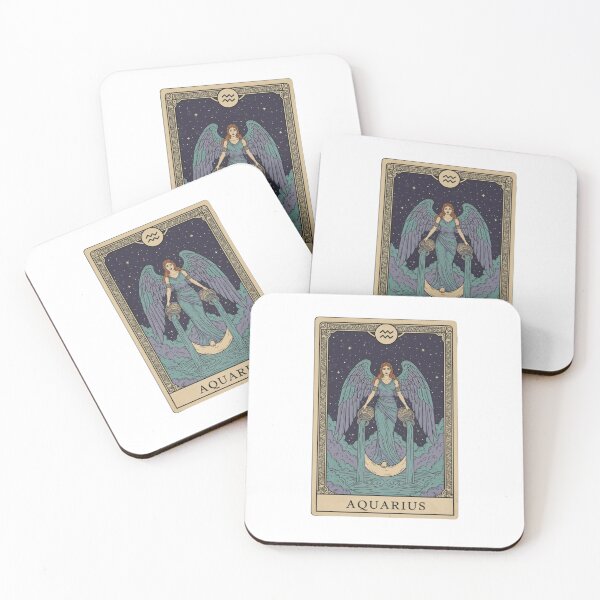 Item preview, Aquarius Tarot Angel Zodiac Card designed and sold by ChaaiTee.