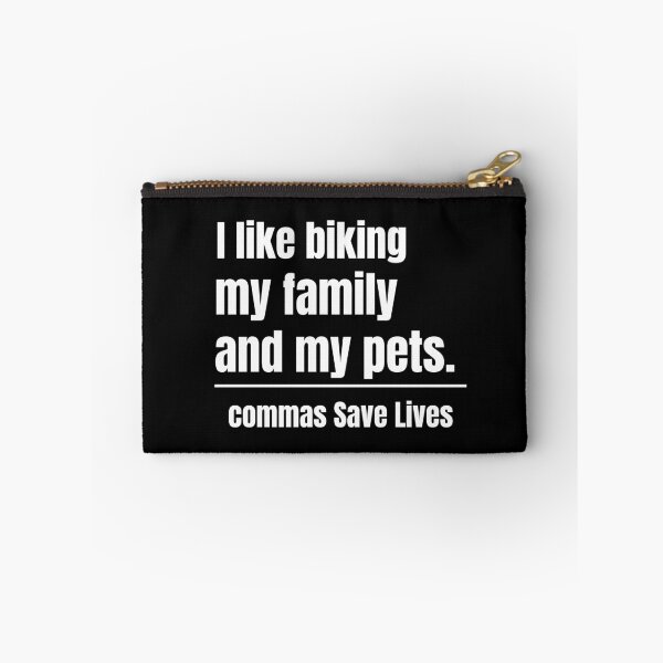 Item preview, commas Save Lives I like biking my family and my pets cycling lover family pet designed and sold by adjamine.