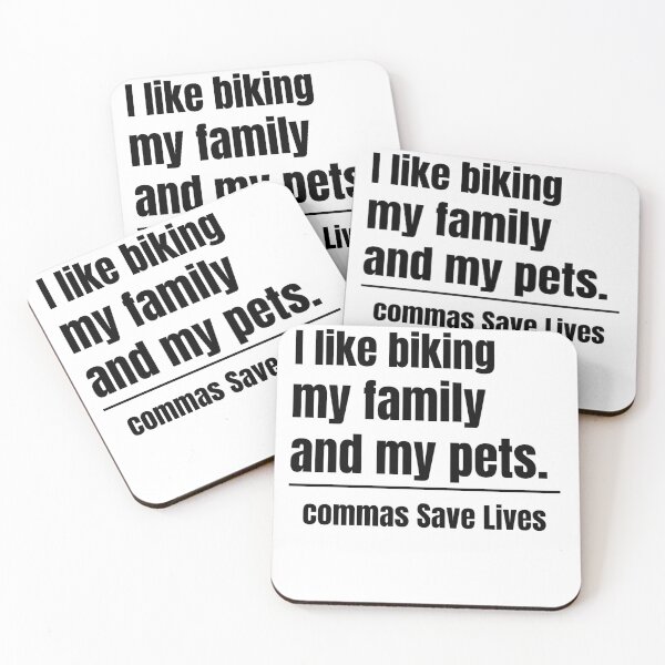 Item preview, commas Save Lives I like biking my family and my pets cycling lover family pet designed and sold by adjamine.