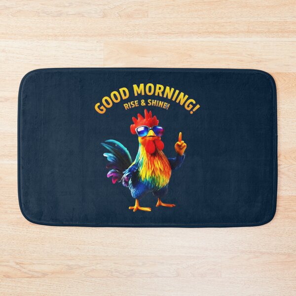 Item preview, Good Morning Rise And Shine Cool Rooster designed and sold by Dakson Design - Fantasy Art.