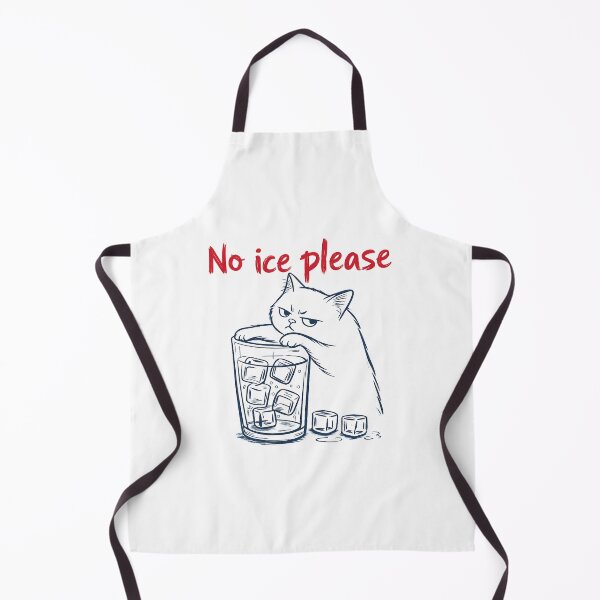 Item preview, Cat No Ice Please Meme Cute Sarcastic Cat Design designed and sold by InkStormPro.