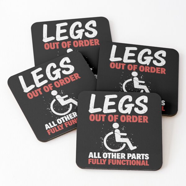 Item preview, Legs Out Of Order - Fully Functional Disability Humor designed and sold by Evaevonechi.