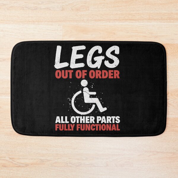 Item preview, Legs Out Of Order - Fully Functional Disability Humor designed and sold by Evaevonechi.