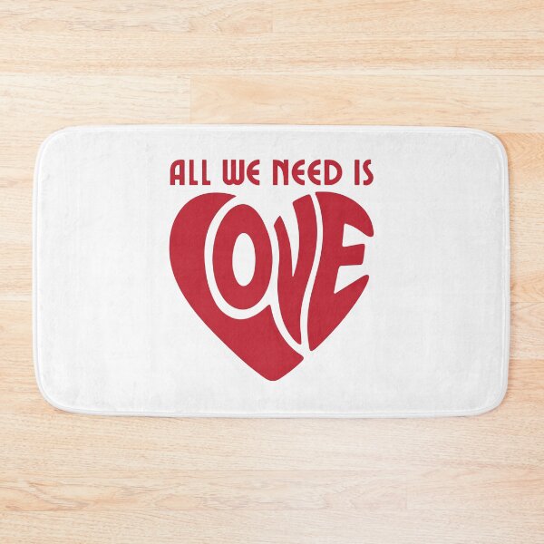 Item preview, All We Need Is Love Timeless Positive Quote designed and sold by CleanDecor.