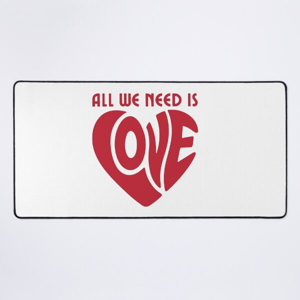Item preview, All We Need Is Love Timeless Positive Quote designed and sold by CleanDecor.