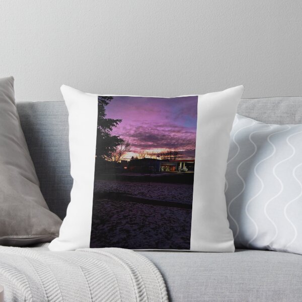 Item preview, Winter Sunset At a Gas Station  designed and sold by Artful Alice.