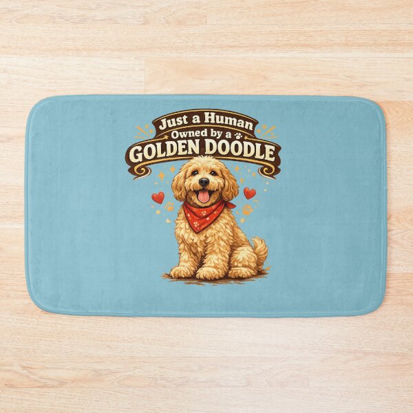 Item preview, Just A Human Owned By A Golden Doodle designed and sold by Tender Flower Clothing.