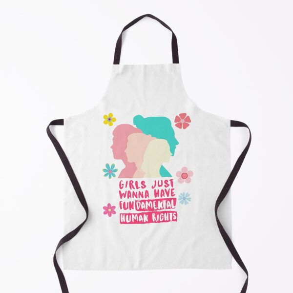 Item preview, Girls Just Wanna Have Fundamental Human Rights Feminist Quote designed and sold by CleanDecor.
