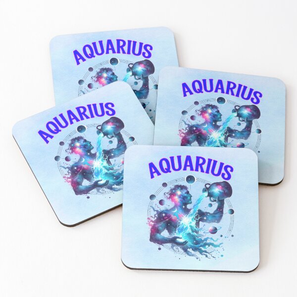 Item preview, Aquarius Ascension — Enchanted Water Bearer in Ethereal Blue designed and sold by MysticOzzy.