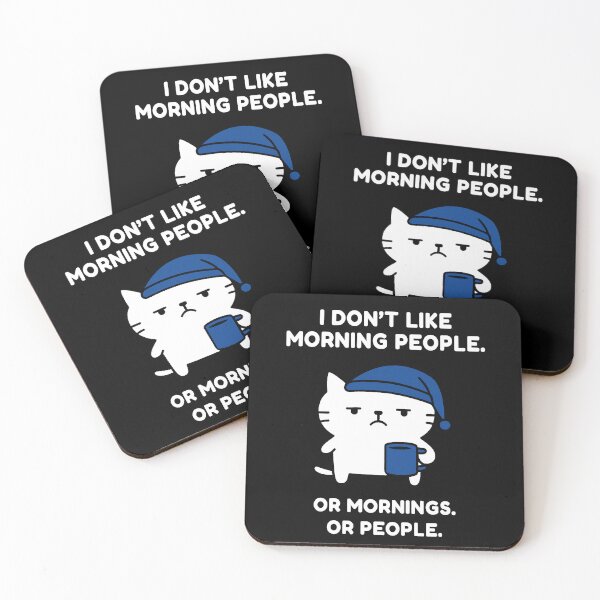 Item preview, Grumpy Sleepy Cat - Cat Meme designed and sold by Print Goblins.