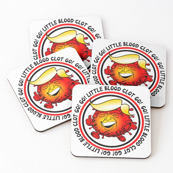 Item preview, Go! Little Blood Clot Go! – Funny Political Satire Cartoon Sticker & Apparel designed and sold by Color4Nature.