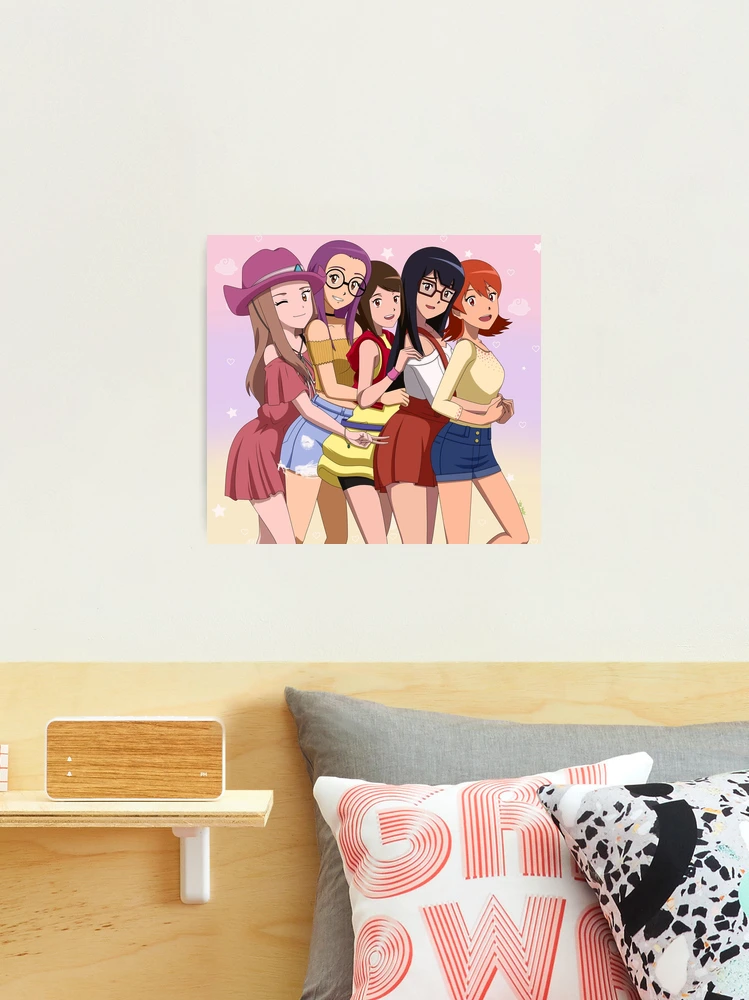 Digimon Adventure tri girls Poster by JubiaMaJo