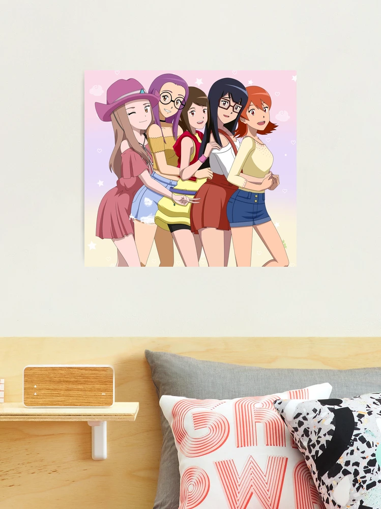 Digimon Adventure tri girls Tapestry by JubiaMaJo