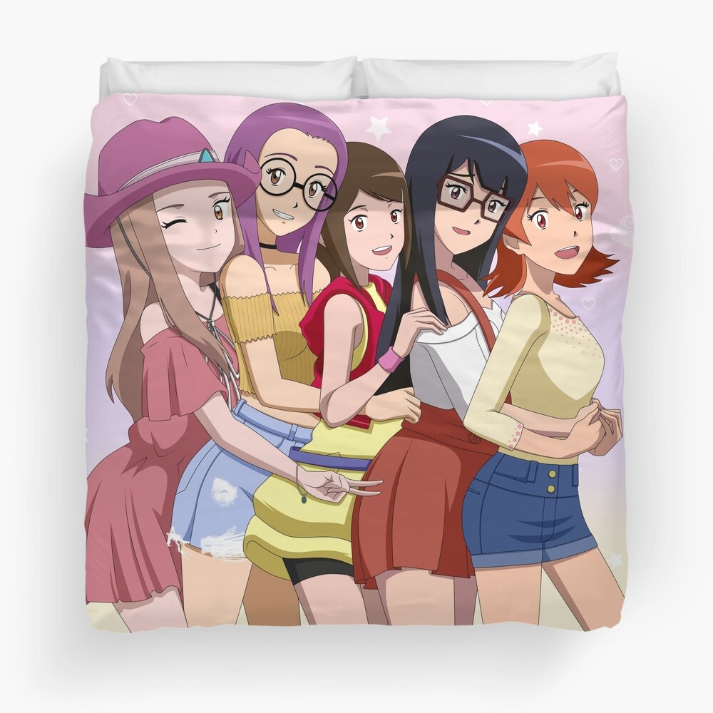 Digimon Adventure tri girls Tapestry by JubiaMaJo