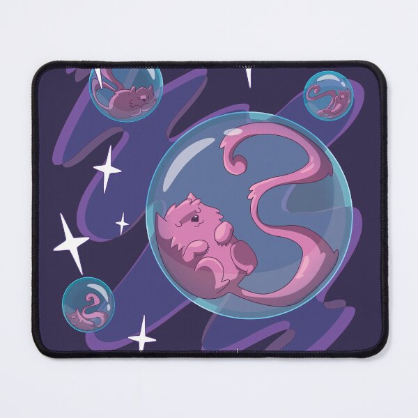 Item preview, Floating Space Cats in Bubbles - Cute Cosmic Art designed and sold by Groslat Art Experiments.