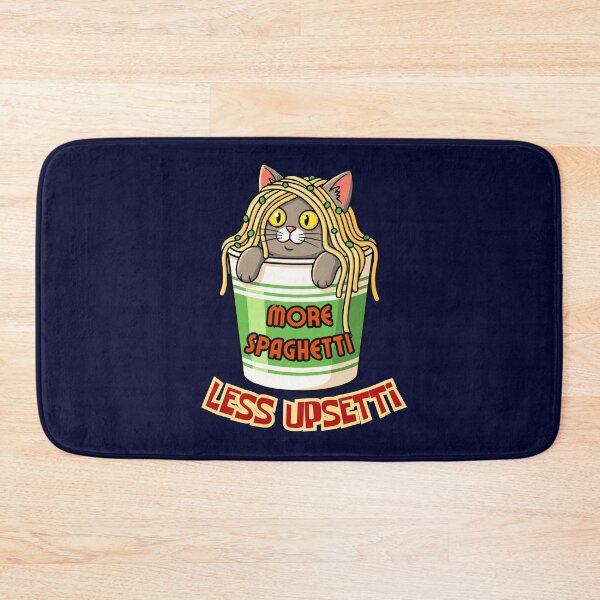 Item preview, Funny Cat More Spaghetti Less Upsetti Italian Food Lover designed and sold by Zayavca.