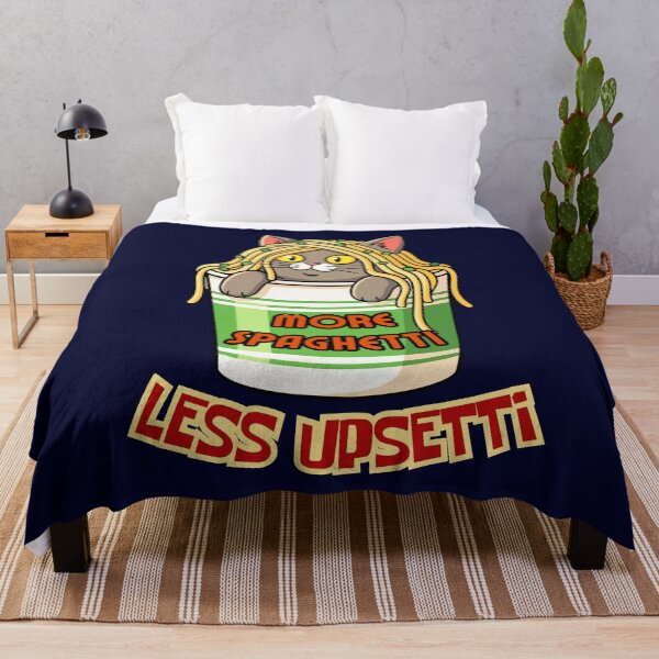 Item preview, Funny Cat More Spaghetti Less Upsetti Italian Food Lover designed and sold by Zayavca.