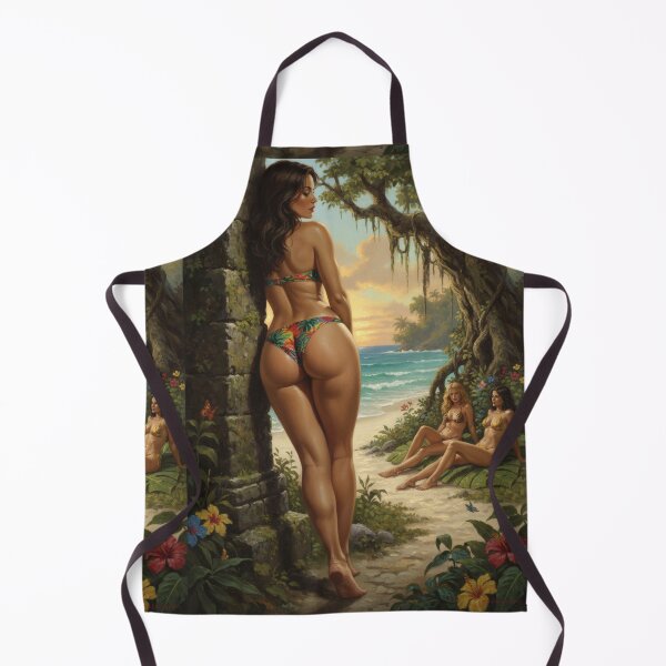 Item preview, Young Latina having a good time at the beach designed and sold by Chubby Chase.