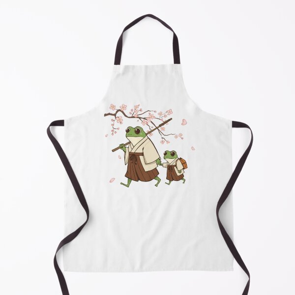 Item preview, Frog & Toad Samurai Frogs Walking in Spring Cherry Blossoms designed and sold by SOUFIANE1991.