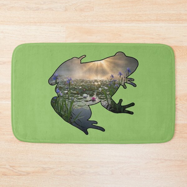 Item preview, Frog Silhouette Flowers designed and sold by Tridentulus.