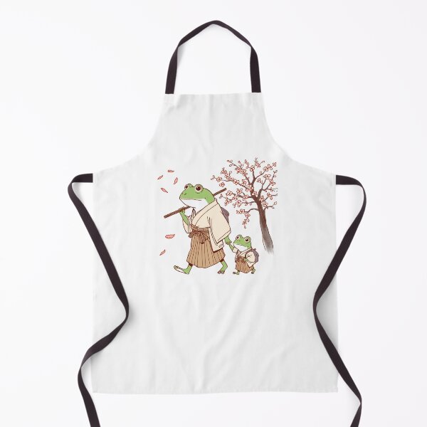 Item preview, Frog & Toad Samurai Frogs Walking in Spring Cherry Blossoms designed and sold by SOUFIANE1991.