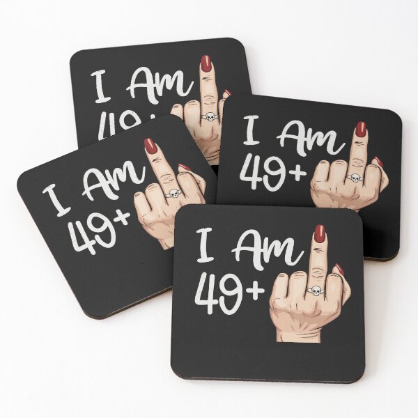 Item preview, I Am 49+1 Middle Finger - Funny 50th Birthday Sarcasm designed and sold by  MOHAMED.