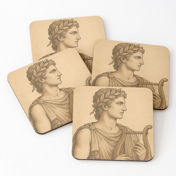 Item preview, Apollo Greek God Vintage Illustration designed and sold by NarjaShop.