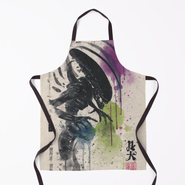 Item preview, Xenomorph Sumi-e designed and sold by AnimeArsenalPrints.