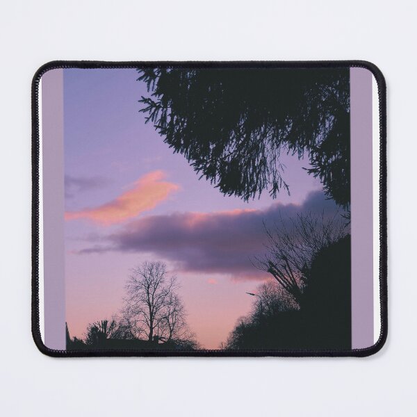 Item preview, trees with a vaporwave sunset (January 2026) designed and sold by photosbykel.